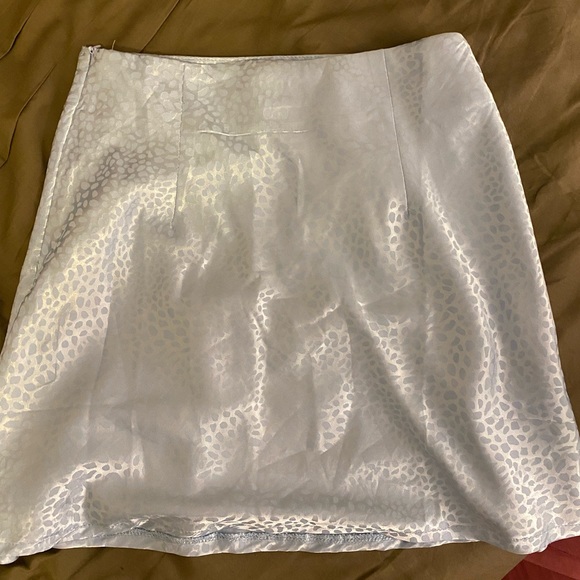 light blue princess polly mini skirt - Picture 2 of 3